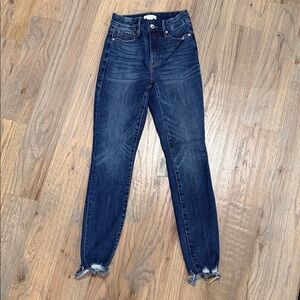 Good American Deep Blue Skinny Jeans